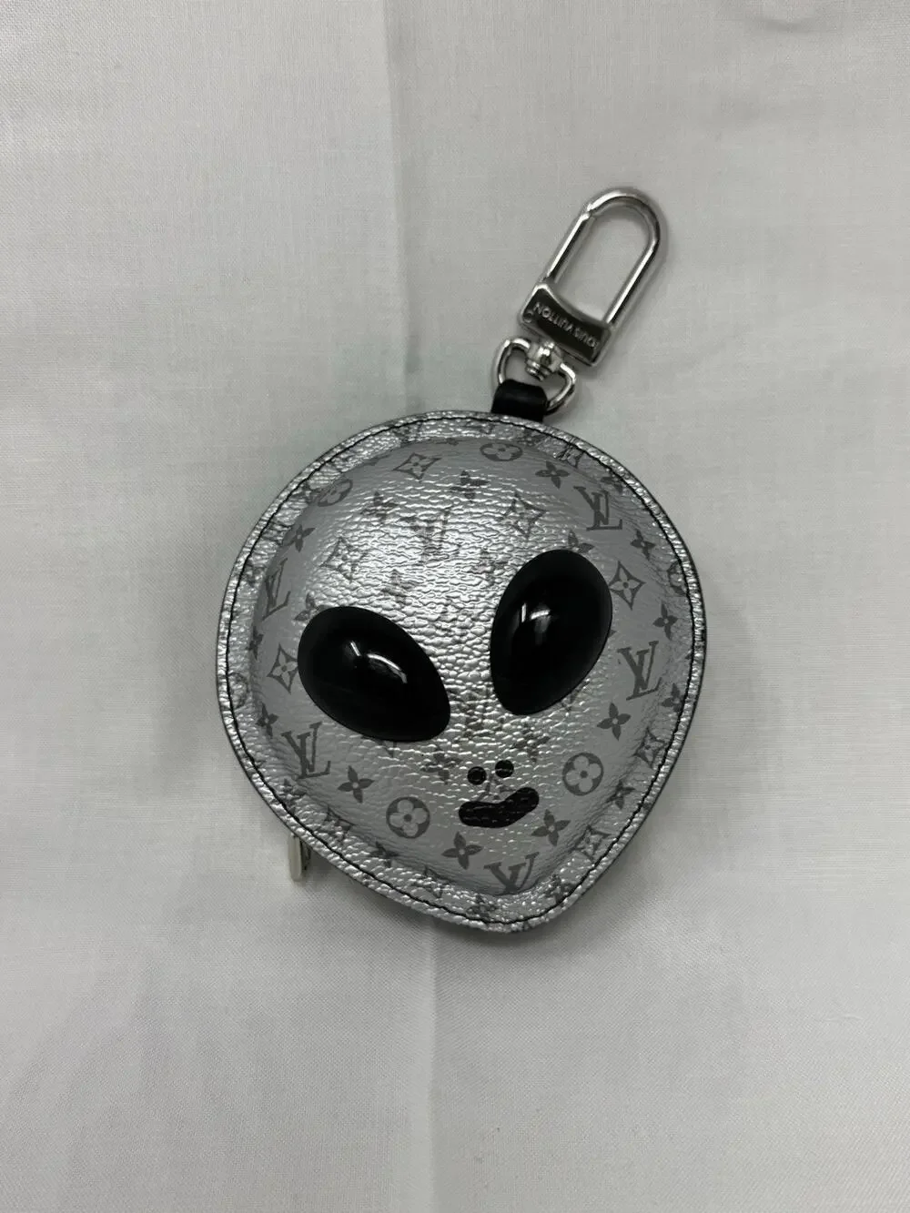 LOUIS VUITTON Monogram Alien Bag Charm Purse M02429 Auth No Box